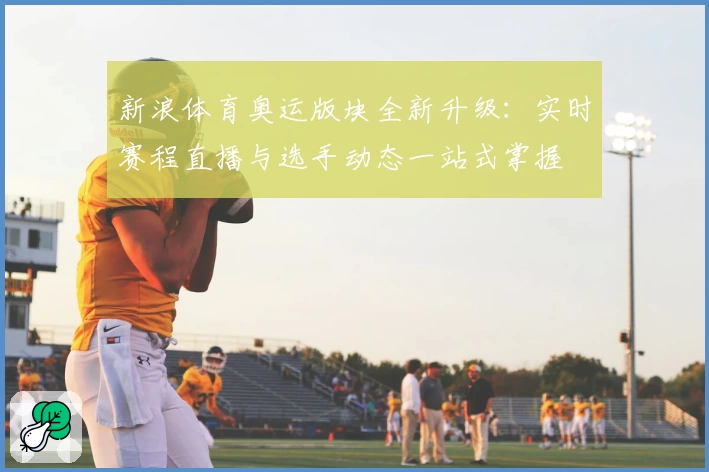 新浪体育奥运版块全新升级:实时赛程直播与选手动态一站式掌握